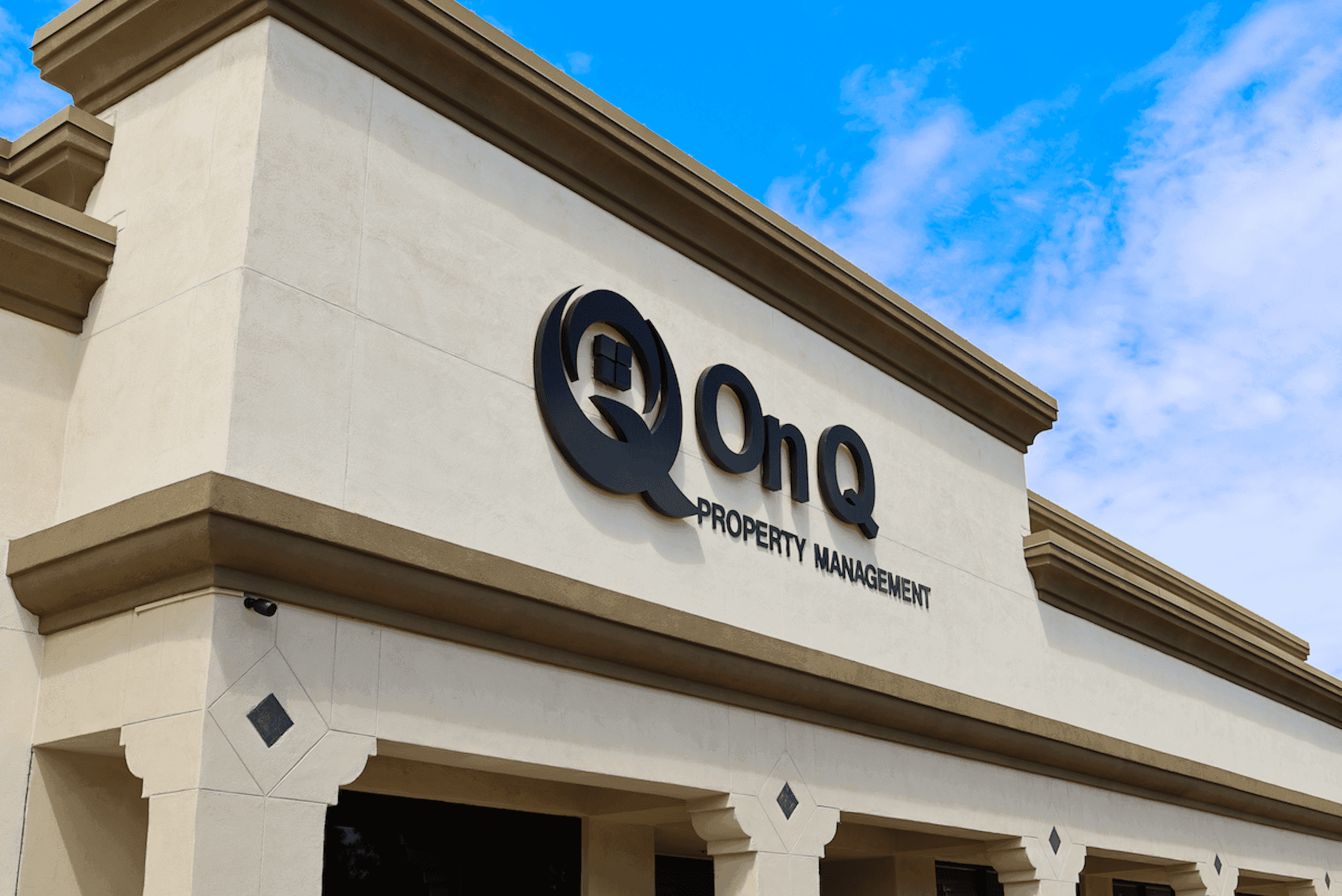 On Q Property Management Gilbert office entrance
