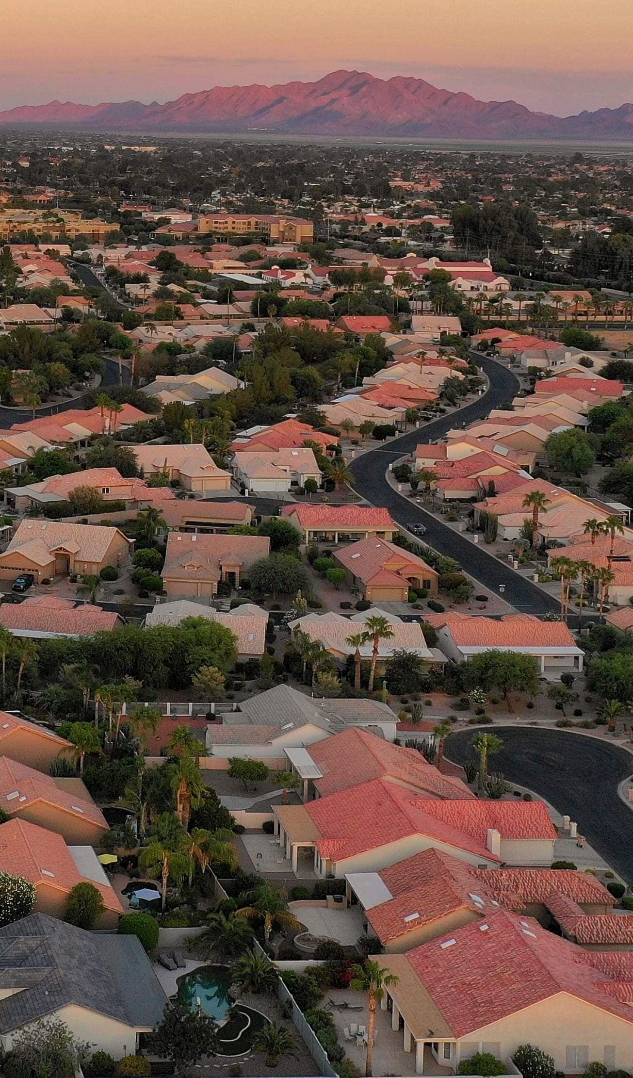Chandler Arizona aerial