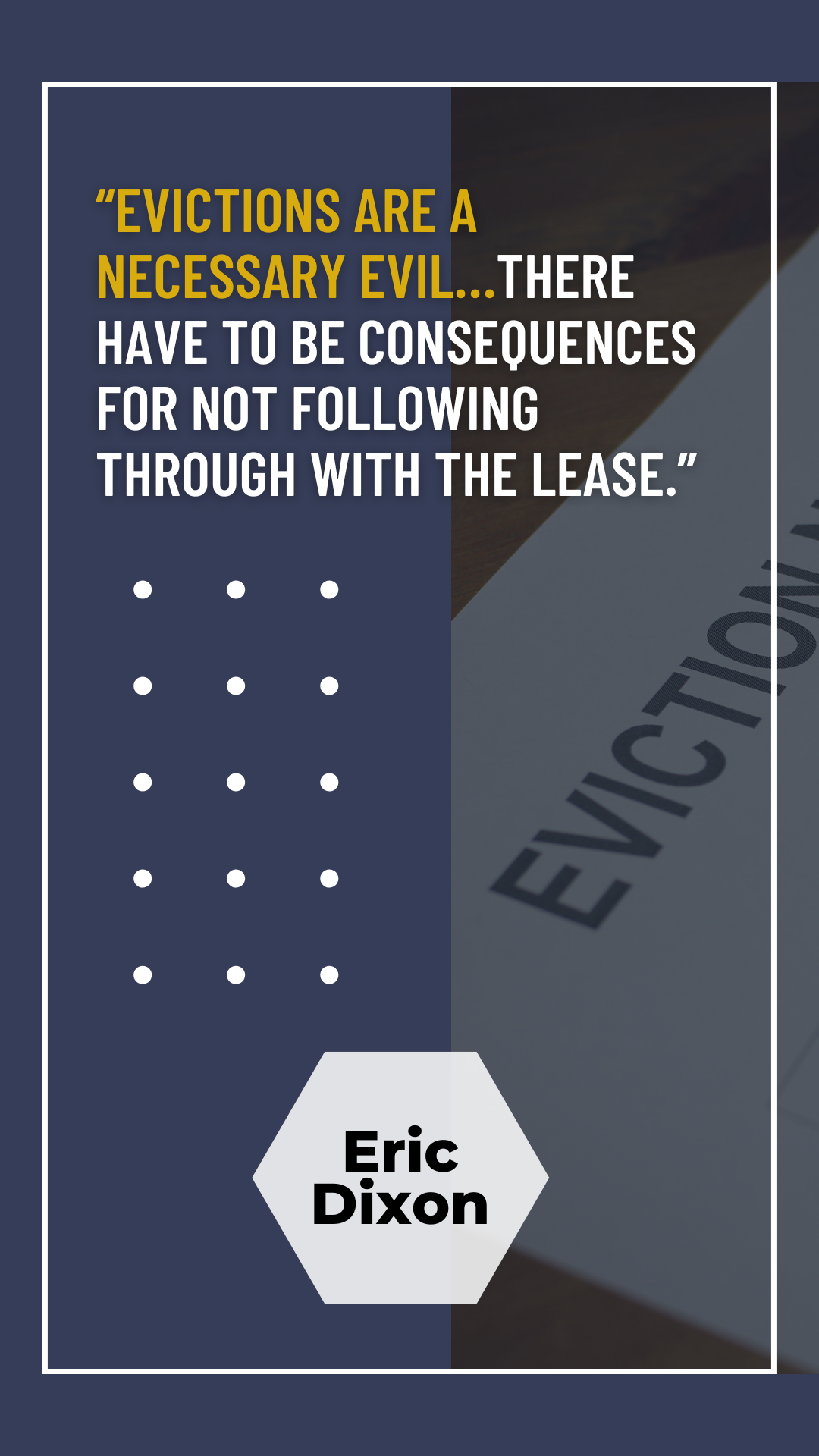 The Necessary Evil Evictions - 2Jan - C3 (Instagram Story)