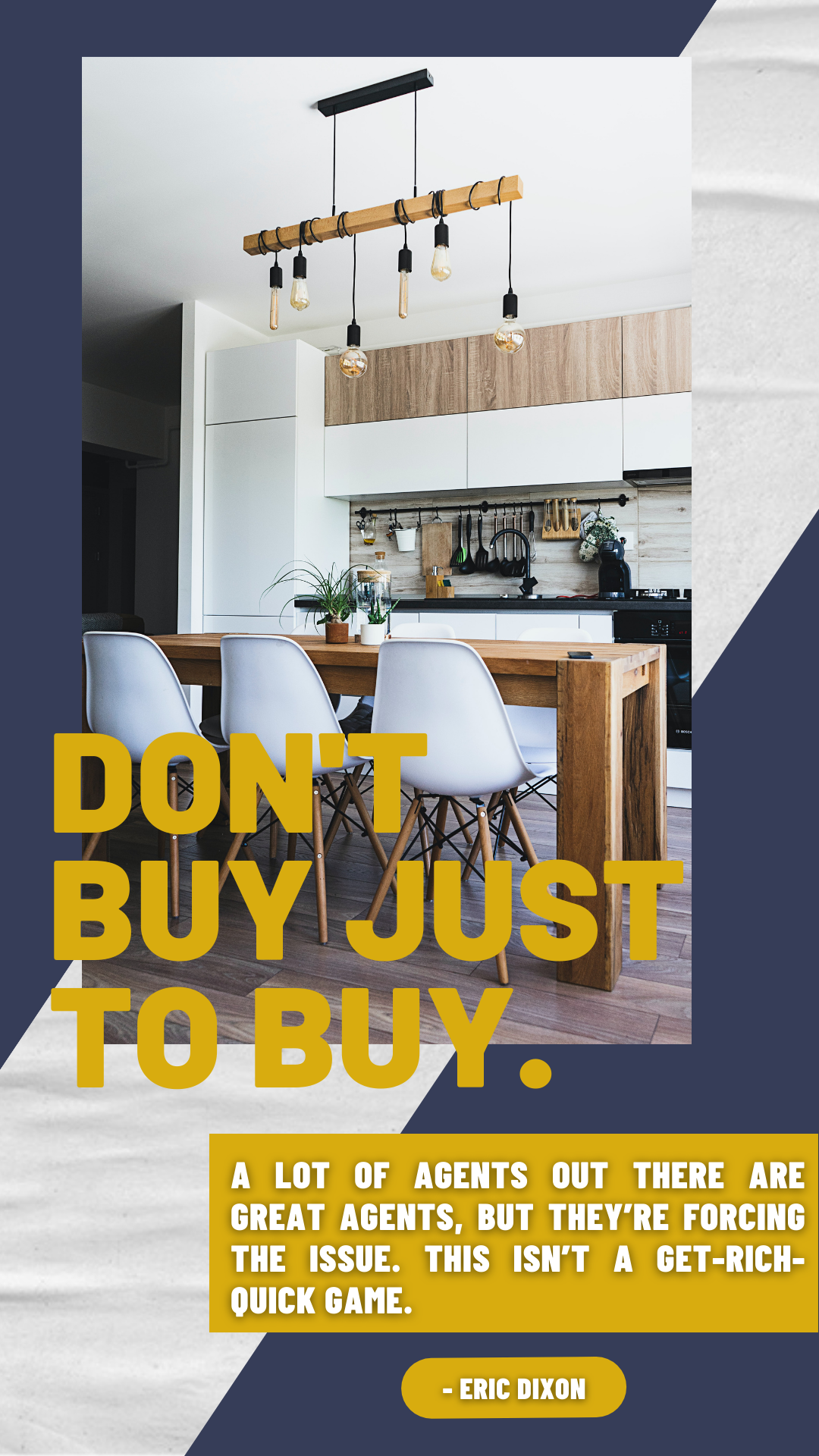 Quote 1_Dont buy just to buy_Ep 15_Investment Properties (Instagram Story)