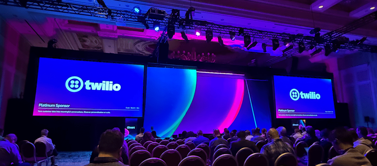 Inside a AWS re:Invent Conference Room